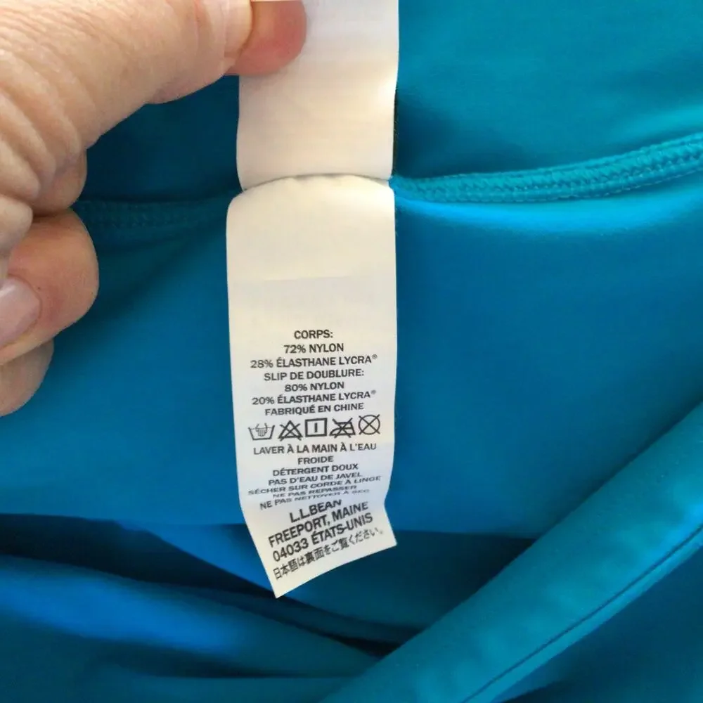 L.L. Bean Women's Blue Tennis Skirt Sz 16